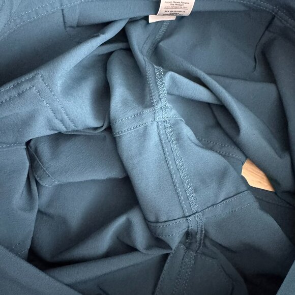 Patagonia Meridian Board Shorts Womens Size 0 Teal Beach Solid SS-1922 - Picture 7 of 10